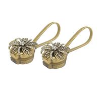 Embrasse Rideau Boucle De Rideau Magnétique en Alliage Décoré De Strass Ressort Extensible Et Réglable Fixation De Rideau Vert Antique