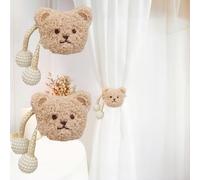 Embrasse Rideau Lot de 2 Pinces à Rideaux en Forme Danimaux de Dessin Animé Jolies Cordes à Clips pour Rideaux Pinces à Rideaux pour Décoration de Chambre Denfant