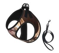 Embrasser des Chiots bouledogues Anglais,Harnais pour Animaux de Compagnie, Harnais réfléchissant réglable pour Chien,L