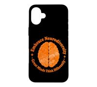 Embrasser la neurodiversité TDAH Trouble d'hyperactivité cérébrale Coque pour iPhone 16 Plus
