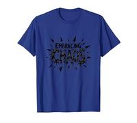 Embrasser Le Chaos : Une déclaration audacieuse et audacieuse pour Les Rebelles T-Shirt, Homme, Bleu Royal, XL