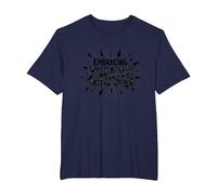 Embrasser Le Chaos : Une déclaration audacieuse et audacieuse pour Les Rebelles T-Shirt, Homme Grandes Tailles, Bleu Marine, 5X Tall