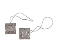 Embrasses À Rideaux Attache De Rideau À Boucle Magnétique Carrée De Style Nordique Moderne Et Luxueux Boucle De Rideau Magnétique Solide De 45 Cm Adaptée Au Salon Et À La Chambre À Coucher Gris Fonc