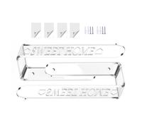 Embrasses De Drapé - 1 Paire D'embrasses De Fenêtre En Acrylique Transparent, Accessoire De Drapé Élégant Sans Perçage | Retenues De Fenêtre Transparentes, Pour Chambre À Coucher, Salon, Crèche, Patio