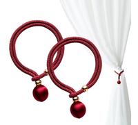 Embrasses de Rideaux 2 Pièces Boucles Décoratives Forme Sphérique sans | Attaches-Rideaux Pinces en Boule Pour Gazebo Chambre Patio Salle d'Eau Propriétaires de Maison Étudiants