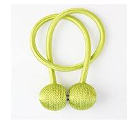 Embrasses De Rideaux,Embrasse Pour Rideaux 4 PCS Coloré Rideau magnétique Tiewback Rouleau d'attache Retour Accessoires Titulaire de rideaux Holdback Clip Boucle Corde Décoration la maison(Green)