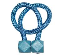 Embrasses de rideaux magnétiques, 5 pièces, boucle boule Cube, support rideau, sangle corde for, accessoires retenue(Sapphire)