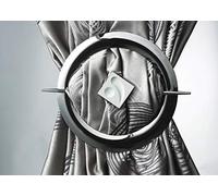 EMBRASSES Metal | 1 Embrasse Métal avec Magnet Central | Chrome