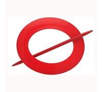 EMBRASSES OVALES | 1 Embrasse PVC Ovale | Rouge Glossy