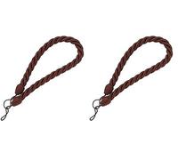 EMBRASSES Textiles | Embrasse Coton | Chocolat (Lot de 2)