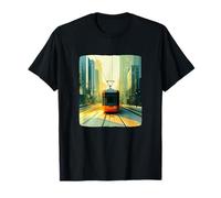 Embrassez le charme urbain avec un tram vintage T-Shirt