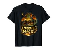 Embrassez Le Mignon Dragon d'halloween Qui lit Un ver de bibliothèque T-Shirt