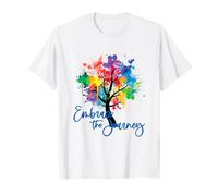 Embrassez le voyage Arbre de vie Yoga Art Girl Teacher T-Shirt