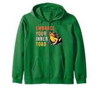 Embrassez Votre Crapaud intérieur Sweat à Capuche