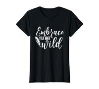 Embrassez Votre Plume d'aventure Sauvage intérieure T-Shirt Graphique avec Valeur