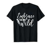 Embrassez Votre Plume d'aventure Sauvage intérieure T-Shirt Graphique avec Valeur