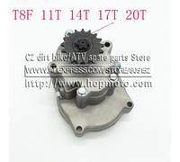 Embrayage À Dents T8f 11t 14t 17t 20t, Boîte De Vitesses, Pignon 33cc 43cc 49cc Ty Rod Ii Go Kart Mini Moto Dirt Bike Scooter Xtreme