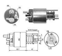 Embrayage à roue libre, démarreur MAGNETI MARELLI 940113050453