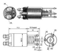 Embrayage à roue libre, démarreur MAGNETI MARELLI 940113050460