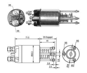 Embrayage à roue libre, démarreur MAGNETI MARELLI 940113050460