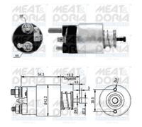 Embrayage à roue libre, démarreur Meat & Doria 46135