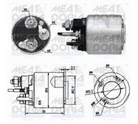 Embrayage à roue libre, démarreur Meat & Doria 46159