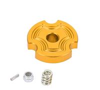 Embrayage anti-patinage RC haute performance en alliage d'aluminium, pièce de rechange pour voiture RC Traxxas 1/16 Slash 4WD E Revo, durable, léger et facile à installer (Or)