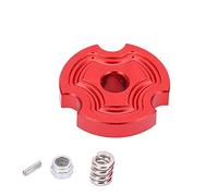 Embrayage anti-patinage RC haute performance en alliage d'aluminium, pièce de rechange pour voiture RC Traxxas 1/16 Slash 4WD E Revo, durable, léger et facile à installer (Rouge)