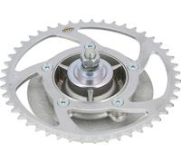 Embrayage avec couronne dentée, 47 dents, complet avec roulements - Simson S53, MS50, SR50