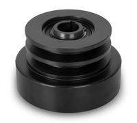 Embrayage centrifuge double EBERTH Arbre de 25mm pour courroies trapézoïdales doubles, rainure de clavette de 7mm, diamètre de poulie de courroie trapézoïdale 58mm, largeur de rainure intérieure 6mm