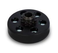 EBERTH Embrayage centrifuge pour arbre 20mm Ø, Embrayage à pignon pour chaîne type 35#, Embrayage à denture, Embrayage centrifuge 12 dents #35, Go Kart, Pocket Bike, Moto, Dirt Bike, Hauteur 56mm