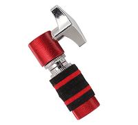 Embrayage de cymbale Hi Hat, pièce de matériel de batterie de jazz en métal avec fonctionnement fluide pour accessoires de batterie (Red)