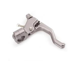 Embrayage de Frein de Moto Levier d'embrayage Court CNC pour Cascades, système de câble à tirage Facile pour Honda(Gris)