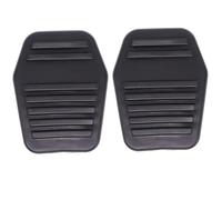 Embrayage Frein Gaz Accélérateur Pads Pour Ford Pour Fiesta 5 Pour MK5 2002 2003 2004 2005 2006-2008 Accessoires Couverture Coussinet Pédale D'embrayage Frein Voiture