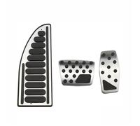 Embrayage Frein Pédale Pour Fiat 500 X 500X 2015-2020 Accessoires Pédales Automatiques AT Voiture Pédale D'accélérateur Pédale Frein Couvre Pédale Repos(AT with Rest)