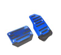 Embrayage Frein Pédale Pour Pédale D'automobile Universelle Pédale D'automobile Antidérapante Ensemble Couvercle Pédale Frein D'accélérateur Manuel/automatique Aluminium(Automatic Blue)