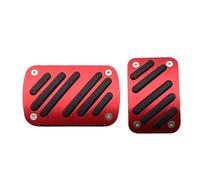 Embrayage Frein Pédale Pour Peugeot 308 2007-2019 408 2010-2019 3008 GT 2016-2021 5008 2016-2021 AT Pédales De Frein À Gaz Couvre Accessoires Pédales Voiture(AT red)