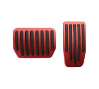 Embrayage Frein Pédale Pour Tesla Pour Model 3 Y Pour Model3 Pour Highland 2022 2023 2024 Couvercle Frein D'accélérateur Gaz En Alliage D'aluminium Accessoires Pédales(Red)