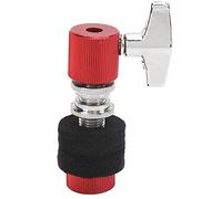 Embrayage HiHat Jazz Drum Support de cymbale en alliage d'aluminium Système de verrouillage automatique à dégagement rapide pour batteurs et percussionnistes Léger Durable 2,2 x 8 (Red)
