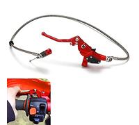 Embrayage Hydraulique Moto,Ensemble Maître-cylindre de 1200mm-Rouge