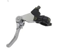 Embrayage Levier Levier Frein D'embrayage Pliable 22 Mm 7/8 Pour Guidon Pour 50 Cc Pour 110 Cc Pour 125 Cc Pour 200 Cc Apollo Dirt Pit Bike Levier D'embrayage Maître(Silver clutch lever)