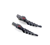 Embrayage Levier Leviers Frein D'embrayage Pour Moto 2 Pièces Motif Tête Mort Pour Sportster 883 1200 2000-2022 Levier D'embrayage Maître(Black and red)