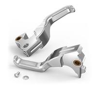 Embrayage Levier Leviers Frein D'embrayage Pour Sportster 883 2014-2020 Pour Forty Eight Pour XL1200X 2014-2019 Pour Iron 883 1200 Pour XL1200NS 2018-2021 Levier D'embrayage Maître(Silver)