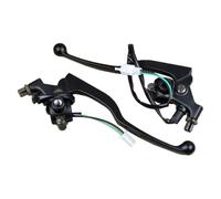 Embrayage Moto Levier de Frein pour Avant avec câble contacteur d'embrayage et feu Stop pour Moto pour Yamaha YB125 5VL(Black-2014-2023)