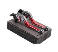 Embrayage Moto pour HYOSUNG pour Aquila GV125 GV125S GV 125 S GV 125S Moto leviers d'embrayage Frein réglables poignée Levier Frein Levier d'embrayage et de frein hydraulique( Titanium Red)