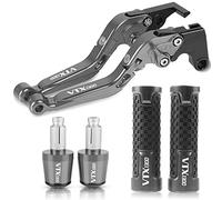 Embrayage pour Moto Honda VTX1300 2003-2010 2009 2008 : leviers de Frein et d'embrayage réglables, Boutons de Guidon, poignées, Embouts.
