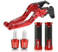 Embrayage pour Moto Honda VTX1300 2003-2010 2009 2008 : leviers de Frein et d'embrayage réglables, Boutons de Guidon, poignées, Embouts.