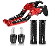 Embrayage pour Moto Honda VTX1300 2003-2010 2009 2008 : leviers de Frein et d'embrayage réglables, Boutons de Guidon, poignées, Embouts.