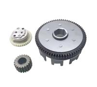 Embrayage Primaire Drive Carter d'embrayage TC125/150/TMX 155, 3 pièces, 70 dents, 37, 21, panier métallique, de moto Pièces Embrayage Drive