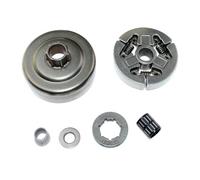 Embrayage + Tambour d'embrayage + pignon de Jante 0,404" 7T for tronçonneuse 070 070AV 090 090AV 090G 1106 640 2025 1106 160 2001